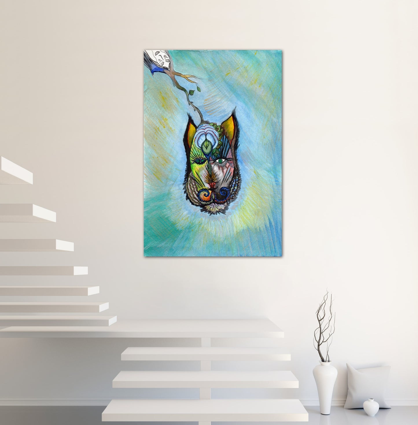 The Artist - Large Canvas