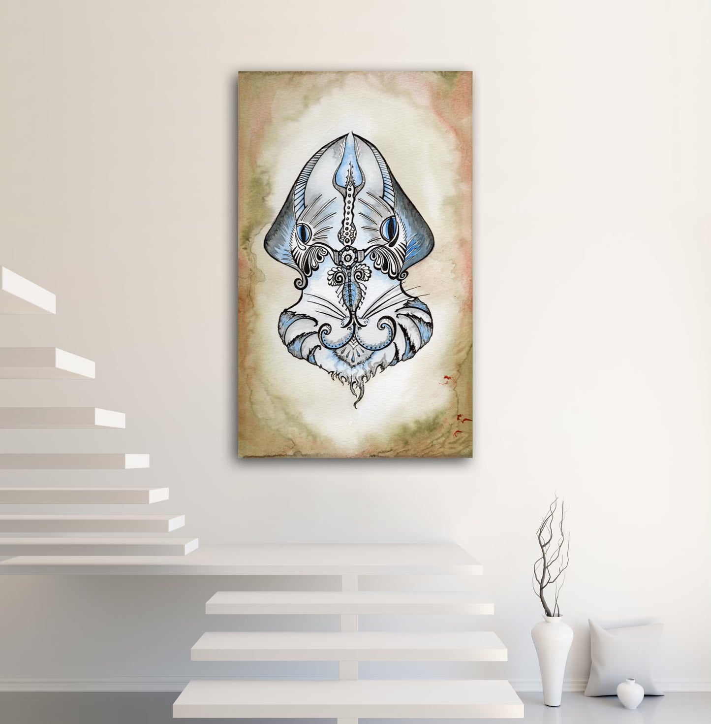 The Healer: Canvas Art Print